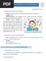  Propor Problemas  diferente de simples exercícios 