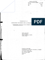 Observaciones Preliminares Sobre La Mortalidad Del Cipres (Austrocedrus chilensis)en los Bosques Patagónicos