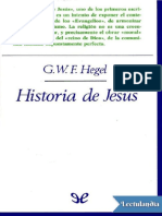 Historia de Jesus - Georg Wilhelm Friedrich Hegel