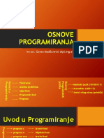 Uvod U Programiranje