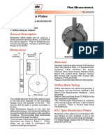 Restriction Orifice Datasheet PDF