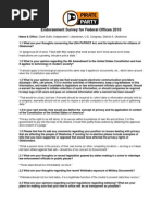 Clark Duffe - Response to the Pirate Party of Oklahoma Endorsement Survey