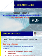 ECG426 - Soils Definition and Origin