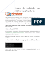 Zimbra 8.8 - Instalacao