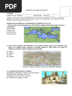 Prueba de Historia Grecia 