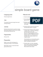 Present Simple Board Game