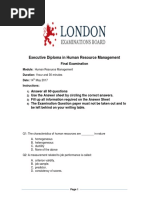 HR Written Exam Questions and Answers | PDF | Human Resource Management ...