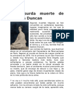 La Absurda Muerte de Isadora Duncan