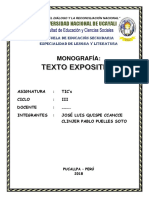 Educacion - Tics - Texto Expositivo