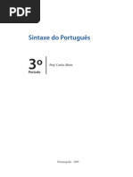 Sintaxe do Português