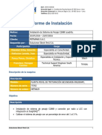 Informe de Instalación Petramas PDF