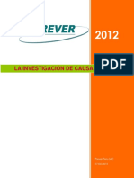 Investigacion de Causa 2012