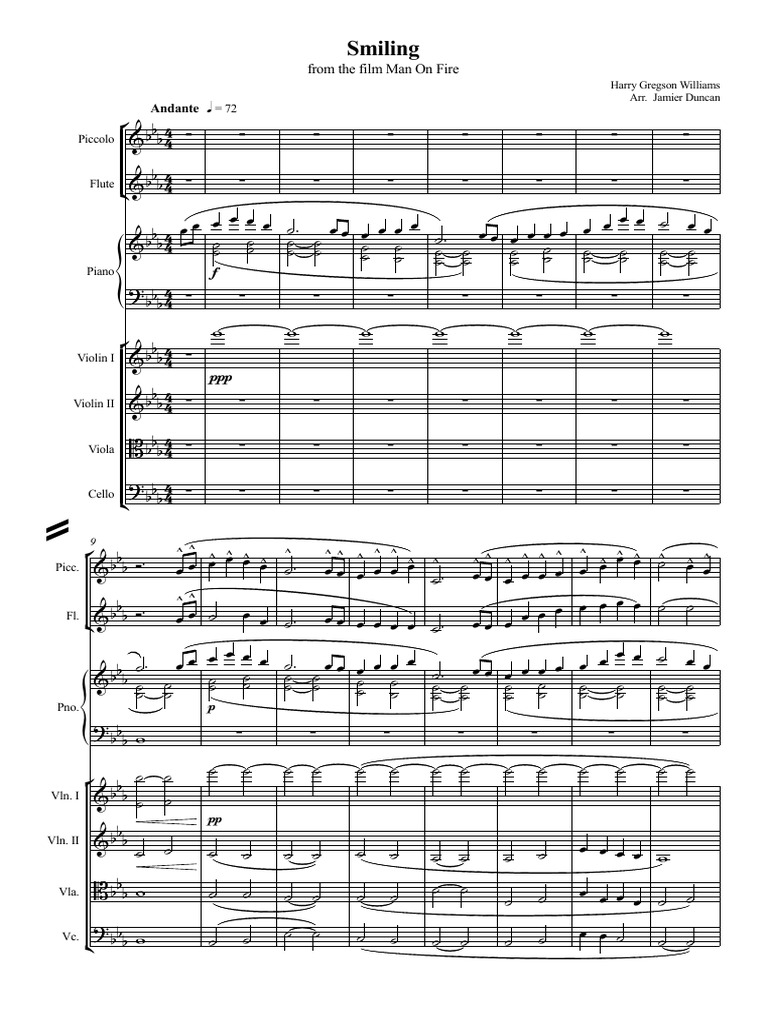 Smiling | PDF | Classical Music | String Instruments