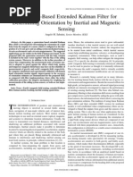 Quaternion-Based Extended Kalman Filter For Determining Orientation by Inertial and Magnetic Sensing