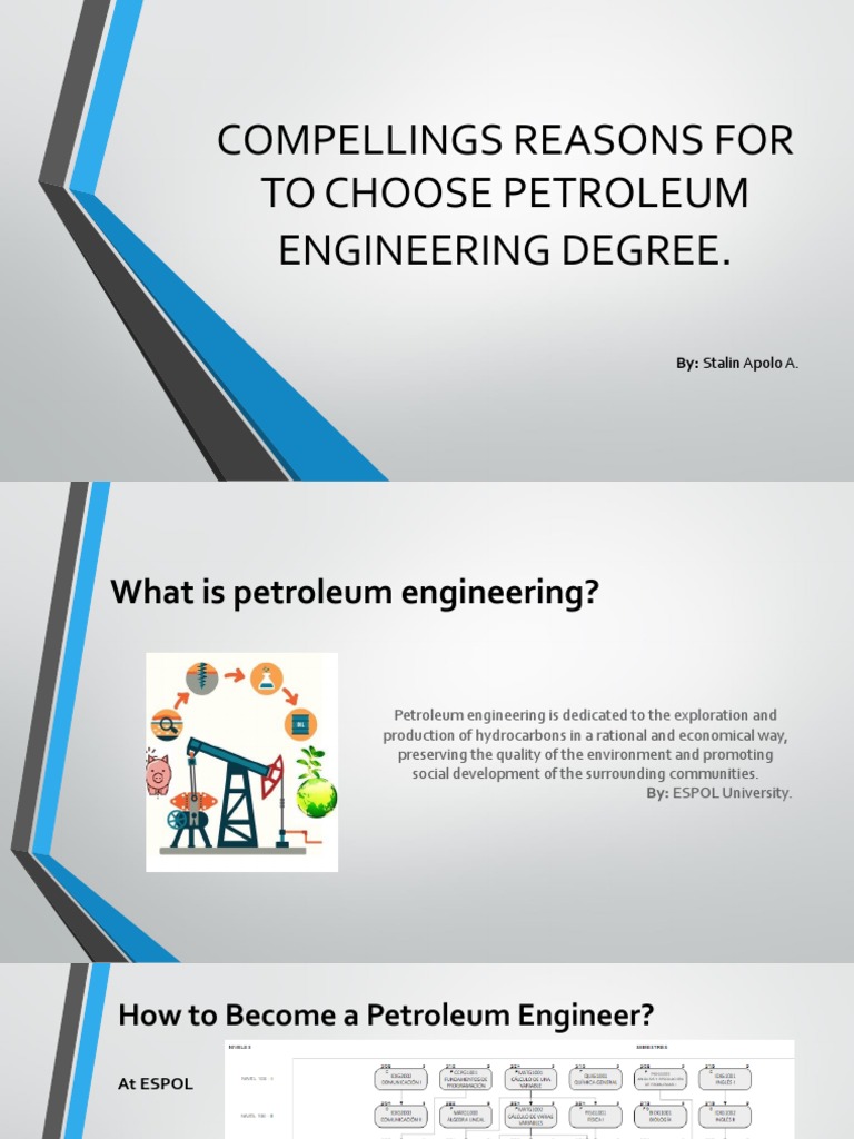 Compellings Reasons For To Choose Petroleum Engineering Degree