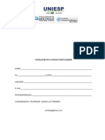 Apostila Curso de Nivelamento Lingua Portuguesa 01 FASP Centro Paulistano PDF