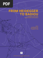 From Heidegger to Badiou. 3rd Workshop of the Project Experimentation and Dissidence