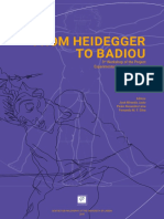 From Heidegger To Badiou. 3rd Workshop of The Project Experimentation and Dissidence