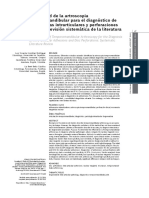 Efectividad de La Artroscopia Temporomandibular para El Diagnóstico de Adherencias Intrarticulares y Perforaciones Discales: Revisión Sistemática de La Literatura