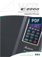 Delta VFD c2000 Simplified Manual