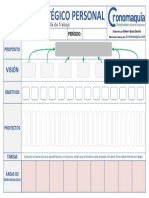 Plantilla de Trabajo - Mapa Estratégico Personal PDF