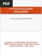 o Funcionalismo Holandês