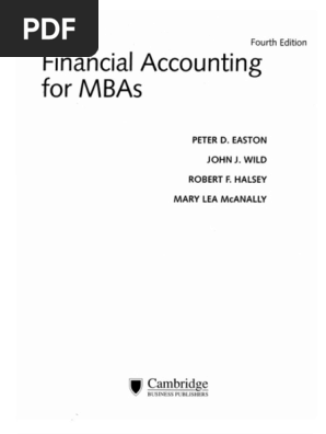 Financial Accounting For Mbas PDF | PDF