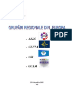 Grupari Regionale Din Europa 1