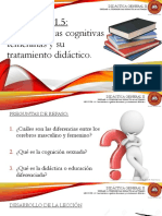 Lección 1.5 Características Cognitivas Femeninas y Su Tratamiento Didáctico