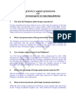 FAQs on FOREIGN INVESTMENT IN THE PHILIPPINES.pdf