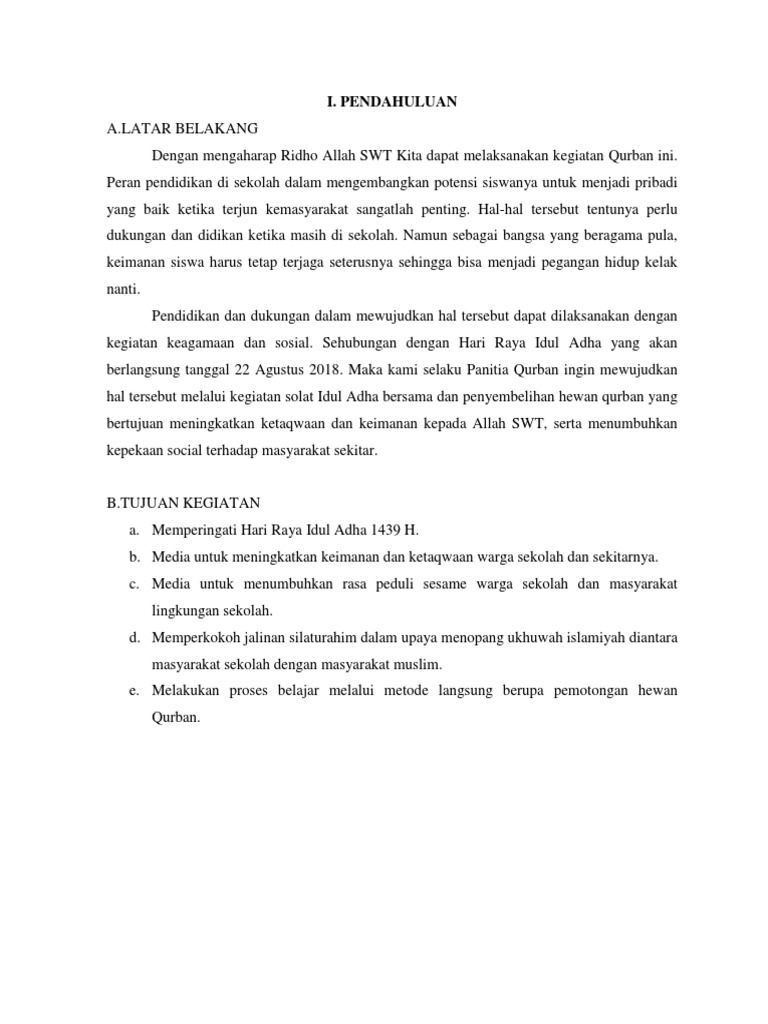 PROPOSAL KEGIATAN IDUL ADHA SMP.docx