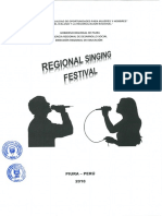Bases Concurso de Regional Singing Festival