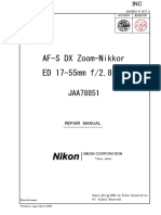 Nikon 17-55mm f2.8d Repair Manual