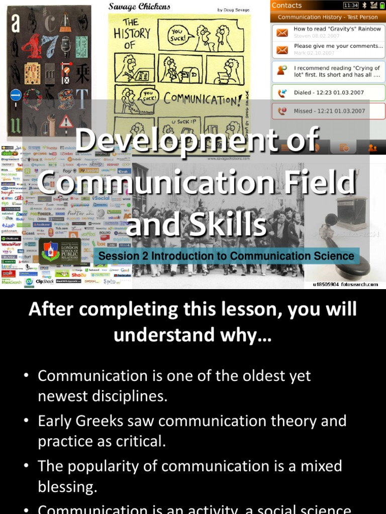 Communication Skills Development Overview | PDF | Hearing | Mass Media
