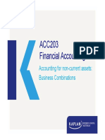 ACC203 Business Combinations