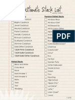 DCWV Ultimate Stack List 10/10