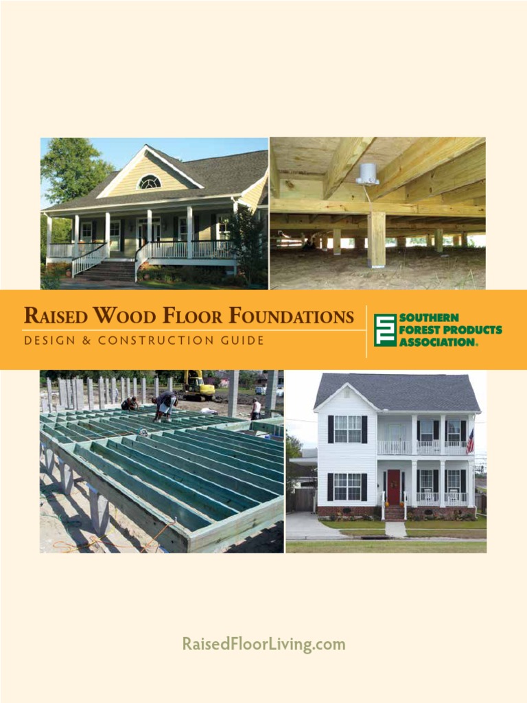 Raised wood floor foundations Guide.pdf Deep Foundation Framing