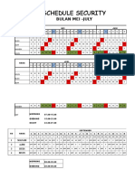 Schedule Security: Bulan Mei - July