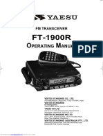 Yaesu FT-1900r Operating Manual