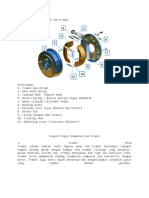 Berikut Ini Konstruksi Rem Tromol
