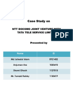 Case Study on NTT DOCOMO's Joint Venture in India