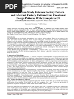 Comparison Study Between Factory Pattern and Abstract Factory Pattern From Creational Design Patterns With Example in C#