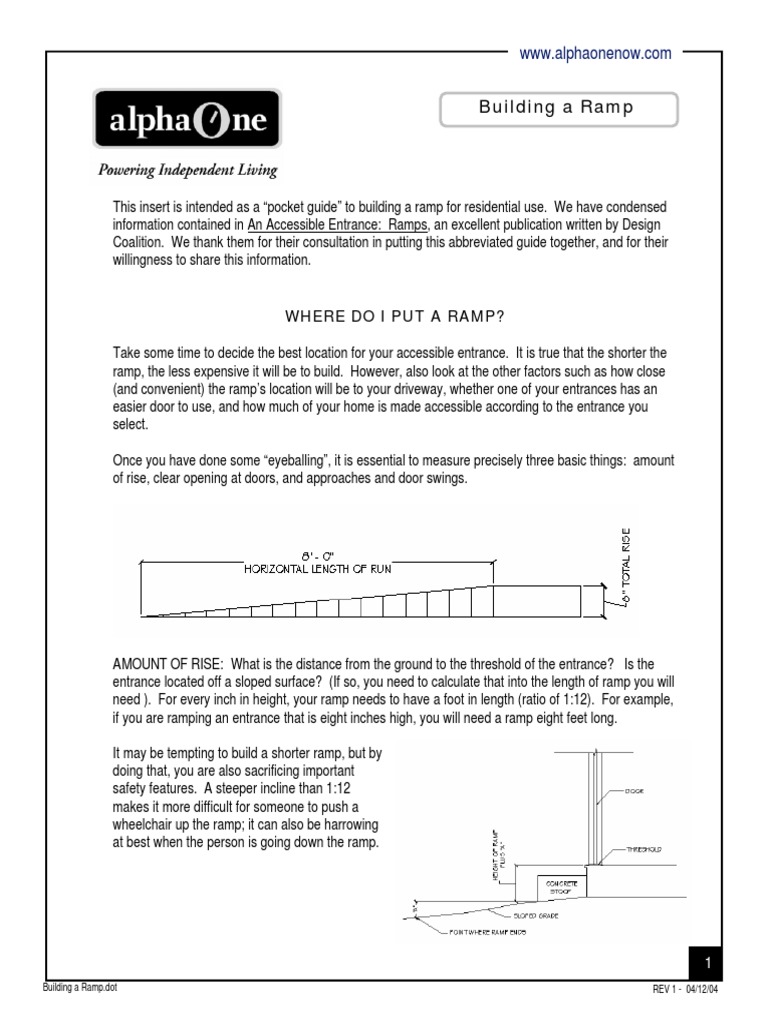 Building A Ramp | PDF | Screw | Door