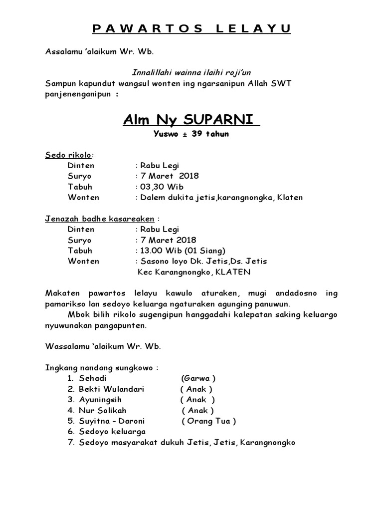 Pawartos Lelayu Doc