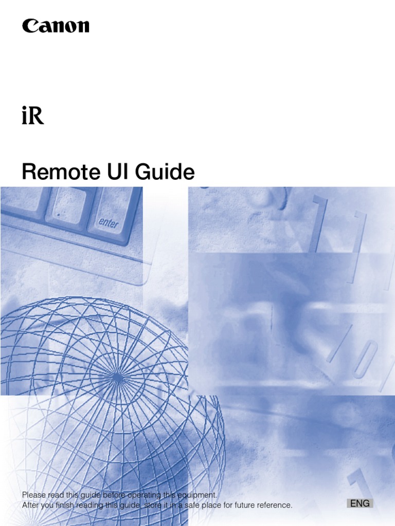 Remote UI Guide | PDF | Microsoft Windows | User Interface