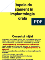 Etapele de Tratament in Implantologia Orala Copie