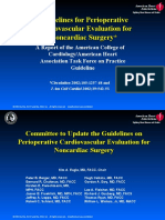 Guidelines For Perioperative Cardiovascular Evaluation For Noncardiac Surgery