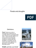 Floods and droughts explained