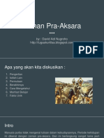 Masa Pra-Aksara di Indonesia