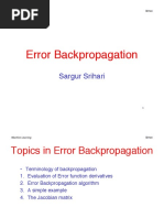 Back Propagation in NN